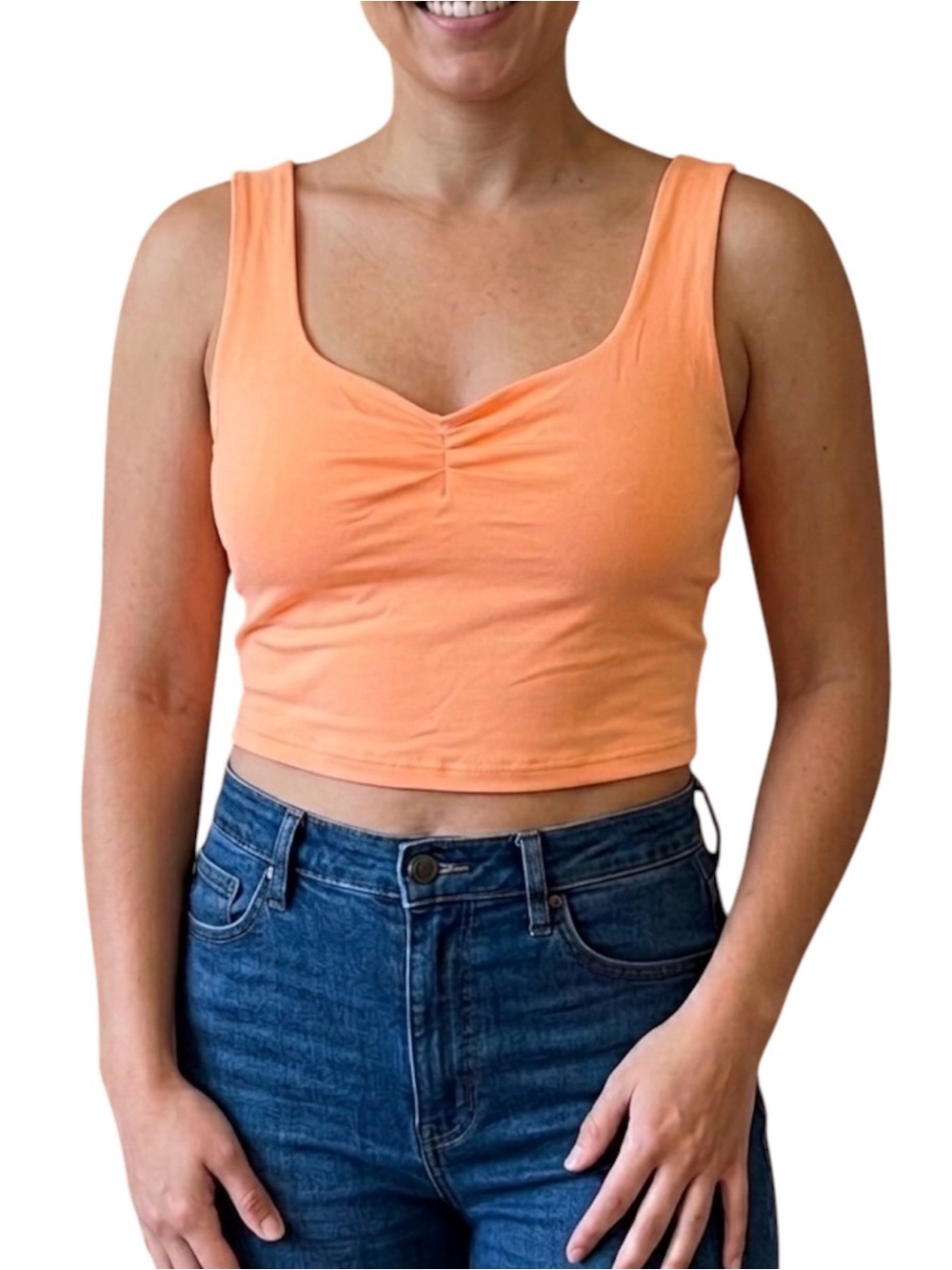 Shein Tennessee Orange Crop Top Tank L